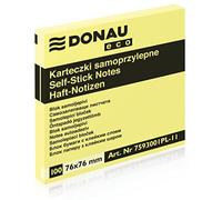 DANUBIO Eco 7593001pl 11 Sticky Notes, 76 X 76 mm, 1 X 100 fogli, giallo chiaro