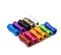 Danveey Zixinz-Viti a brugola 20 Pezzi distanziali in Alluminio M3 M3*10/15/20/25/28/30/35 mm OD=6 mm in Lega di Alluminio, distanziali Rotondi for Parti RC, Resistenza alla corrosione(Black,35mm)