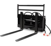 DANWIWEE Forcella a pallet per mini skid steer, spostamento laterale idraulico