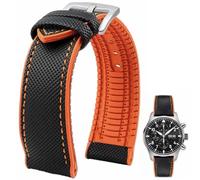 Danxancy Cinturino Universale in Gomma FKM con Rinforzo in Nylon per Orologi - Disponibile in 20mm, 21mm, 22mm, 23mm, 24mm