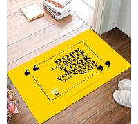 danxceh Tappetini da Bagno Tappetino da Doccia Assorbente Antiscivolo Lavabile,Tappeto da Bagno con Supporto in Gomma per,Citazione motivazionale ispiratrice. Sperare ma non aspettarsi mai.,40x60cm