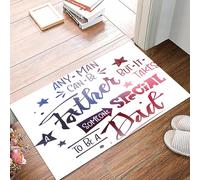 danxceh Tappetini da Bagno Tappetino da Doccia Assorbente Antiscivolo Lavabile,Tappeto da Bagno con Supporto in Gomma per,Ogni uomo può essere un padre, ma ci vuole qualcuno di speciale per,40x60cm