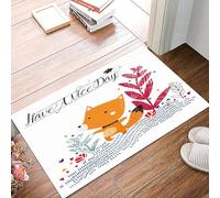 danxceh Tappetini da Bagno Tappetino da Doccia Assorbente Antiscivolo Lavabile,Tappeto da Bagno con Supporto in Gomma per,buona giornata illustrazione,40x60cm