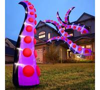 Danxilu 14 piedi Enormi Gonfiabili Halloween per Esterni Polpo con Tentacoli Gonfiabile Halloween Esterno Decorazioni Luci LED Integrate per Giardino Feste Cortile Prato Giardino vacanza