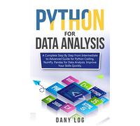 Dany Log Python for Data Analysis (Tascabile)