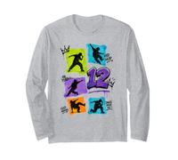 Danza 12 Anni Compleanno Hip Hop Breakdance Graffiti Maglia a Manica