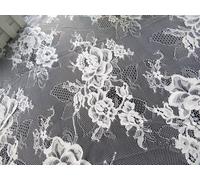 Danza Abito da Sera Pizzo Tessuto Chantilly Ciglia Sposa Costume Tulle 3M/PC