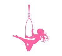 Danza acrobatica Ballerina Adesivo da parete Vinile Artista del circo Donna sexy Adesivo da parete Camera da letto Soggiorno Decorazione della stanza Murale rimovibile Grande - 52x67 cm
