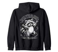 Danza Come Un Procione Pazzo Non è Una Competizione Felpa con Cappuccio