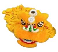 Danza del drago cinese Leone, Costume da danza del leone multicolore 6-9 pollici(Yellow,9in)