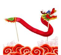 Danza del drago cinese per Capodanno | 2024 set fai da te per il capodanno cinese | Drago di carta come decorazione per la casa, giocattolo educativo creativo, per feste