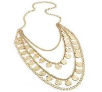 Danza Del Ventre Placcato Oro Vari Fili Catene W Taglio Diamante Moneta Ciondoli