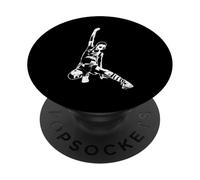 Danza dinamica Silhouette Opere d'arte PopSockets PopGrip Adesivo