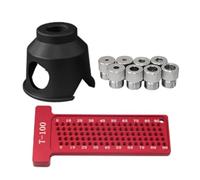 Danza Disposizione a 90 Gradi Precisione Per Attività Foratura Legno E Metallo Con Robusta Struttura in Metallo Set Allineamento Dei Fori Per La Lavorazione Del Legno