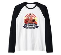 Danza Flamenco Passione Spagnola Design Spagna Vintage Maglia con Maniche Raglan