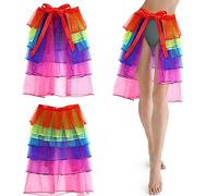 Danza Gonna Layered Gonna Bellissimo Danza Coda Lunga Bolla tutù Adulto