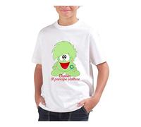 DANZA in VETRINA BIANCO3-4T-SHIRT Bambino Uomo Neonato Manica Corta Scollo Tondo Cotone CHOBIN Il Principe STELLARE