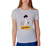 DANZA in VETRINA BIANCOMT-Shirt Donna Bambina Capitan Tsubasa Holly E Benji