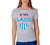 DANZA in VETRINA BIANCOMT-Shirt Donna Bambina IO TIFO Lazio Cuore