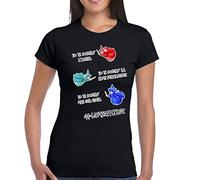 DANZA in VETRINA NEROMT-Shirt Donna Bambina Le Mie Fatine