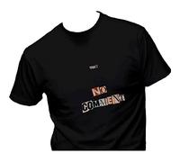 DANZA in VETRINA T-SHIRT UOMO BAMBINO NEONATO Nitro - No Comment MANICA CORTA SCOLLO TONDO COTONE
