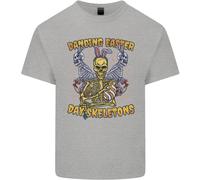 Danza Pasqua Giorno Scheletro Teschi T-Shirt Ragazzi Ragazze