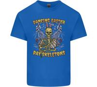 Danza Pasqua Giorno Scheletro Teschi T-Shirt Ragazzi Ragazze