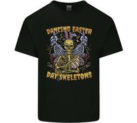 Danza Pasqua Giorno Scheletro Teschi T-Shirt Ragazzi Ragazze