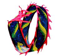 Danza quadrata Le cinture cinesi in stoffa a forma di drago vengono utilizzate for esercizi di lancio all'aperto. Possono migliorare la coordinazione negli anziani. Attrezzature per lo spettacolo(8m)