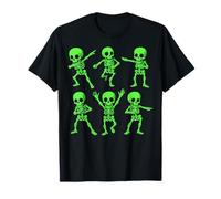 Danza Scheletro Danza Halloween Bambini Ragazza Ragazzo Uomo Maglietta