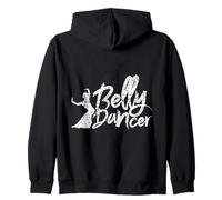 Danzatrice del Ventre Danza Orientale Felpa con Cappuccio