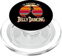 Danzatrice del ventre divertente "I'd Rather Be Belly Dancing Shimmy Dance PopSockets PopGrip per MagSafe