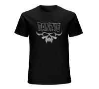 Danzig Logo Mens Fashion Casual Basic Short Sleeve T-Shirts Size 3XL