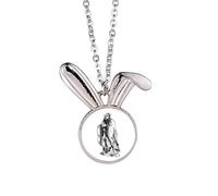 Dao China Lao Tzu Coniglio Collana Ciondolo Bunny Animal Gioielli Regalo