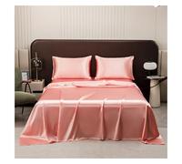 DAO-UPPSE Set di 4 copriletti di lusso con federe, elegante copriletto con design a balze for un arredamento classico della camera da letto, misura Queen(Pink,270 * 246cm)