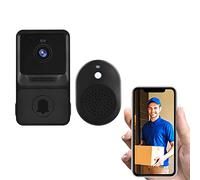 Daoco Campanello Video Videocitofono Senza Fili di Sicurezza visiva ad Alta risoluzione ad Alta risoluzione 1080P con Visione Notturna a infrarossi Monitoraggio in Tempo Reale dell'audio a 2 Vie