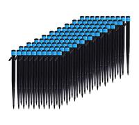 Daodeduowe 100 pz/Borsa Emettitori per irrigazione a Goccia, Testa Universale per irrigazione a Goccia Regolabile a 360 Gradi, Gocciolatore in Materiale ABS per Tubo da 4/7 mm, Forniture da