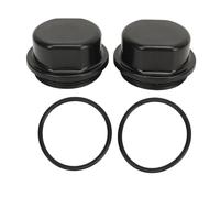 Daodeduowe 2 Pezzi 81143, Tappo Antipolvere per Cuscinetto mozzo rimorchio, Copertura Antipolvere per mozzo Ruota per mozzo Vortex per Barche con 5 bulloni, Copertura Antipolvere Sostitutiva