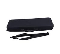 Daodeduowe Borsa per attrezzatura da pesca antiurto in EVA con cinghia, custodia rigida per canna da pesca e mulinello, custodia per asta di grande capacità con design con cerniera, tessuto