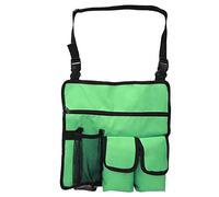 Daodeduowe Borsa per sedia da spiaggia all'aperto, borsa portaoggetti per bevande e cibo, tessuto Oxford 600D con fibbia regolabile, custodia appesa per vacanze al mare e uso domestico, (Verde)