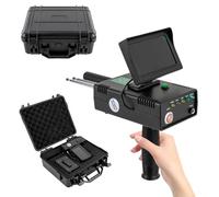 DAOHHFO Alta precisione Metal Detector Set professionale Oro Argento Diamante Scanner con Indicatore LED 3D, 1200m Lungo Raggio 30m Profondità Rivelatore D'oro Sotterraneo Metal Detector Portatile