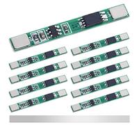 DAOKAI 10 Pcs 1S 3.7V 3A Scheda di Protezione Della Batteria Al Litio BMS Scheda di Protezione PCB 18650 Modulo Caricatore per Batteria Al Litio Li-Ion con Striscia di Nichel