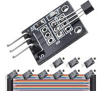 DAOKAI 10 pezzi KY-003 Hall Effect Magnetic Sensor Module 3144 Hall Effect Sensor DC 5V Unipolar per Arduino PIC per AVR Smart Cars con cavo
