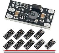 DAOKAI 10PCS 3.7V-12V Mini Modulo Boost 5V 8V 9V 12V Uscita Multifunzionale DC-DC Batteria Al Litio Boost Luci Led per Circuito Integrato con Cavo 24AWG