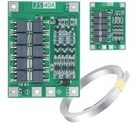 DAOKAI 2Pcs 40A 3S Scheda di Protezione PCB Scheda di Protezione del Caricatore della Batteria Al Litio agli Ioni di Litio Edizione Migliorata con Striscia di Nichel 40A 11.1V 12V 12.6V Modulo Lipo