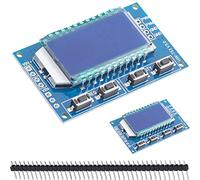 DAOKAI 2Pcs Generatore di Segnale PWM Frequenza di Impulso Modulo Regolabile Duty Cycle Regolabile Onda Quadra Generatore di Segnale a Onda Rettangolare Display LCD Comunicazione Seriale