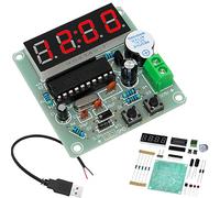 DAOKAI 4 Bit Orologio Elettronico Digitale Kit FAI DA TE MCU orologio digitale PCB Scheda di Saldatura Parti di Orologio Componenti per Curriculum Pratica Pratica di Saldatura