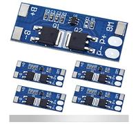 DAOKAI 5 Pcs 2S 7.4V 8A Scheda di Protezione Della Batteria Al Litio BMS Scheda di Protezione PCB 18650 Modulo Caricatore per Batteria Al Litio Li-Ion con Striscia di Nichel