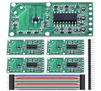 DAOKAI 5 pezzi RCWL-0516 Modulo radar a microonde Sensore interruttore a induzione del corpo umano Scheda distanza di rilevamento 3,3 V per Arduino/Raspberry PI con cavo jumper, intestazione a 40 pin