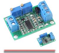 DAOKAI Modulo convertitore da tensione a corrente da 2 pezzi Modulo 0-5 V a 4-20 mA Tipo non isolato Scheda convertitore di segnale trasmettitore di corrente con cavo 24 AWG